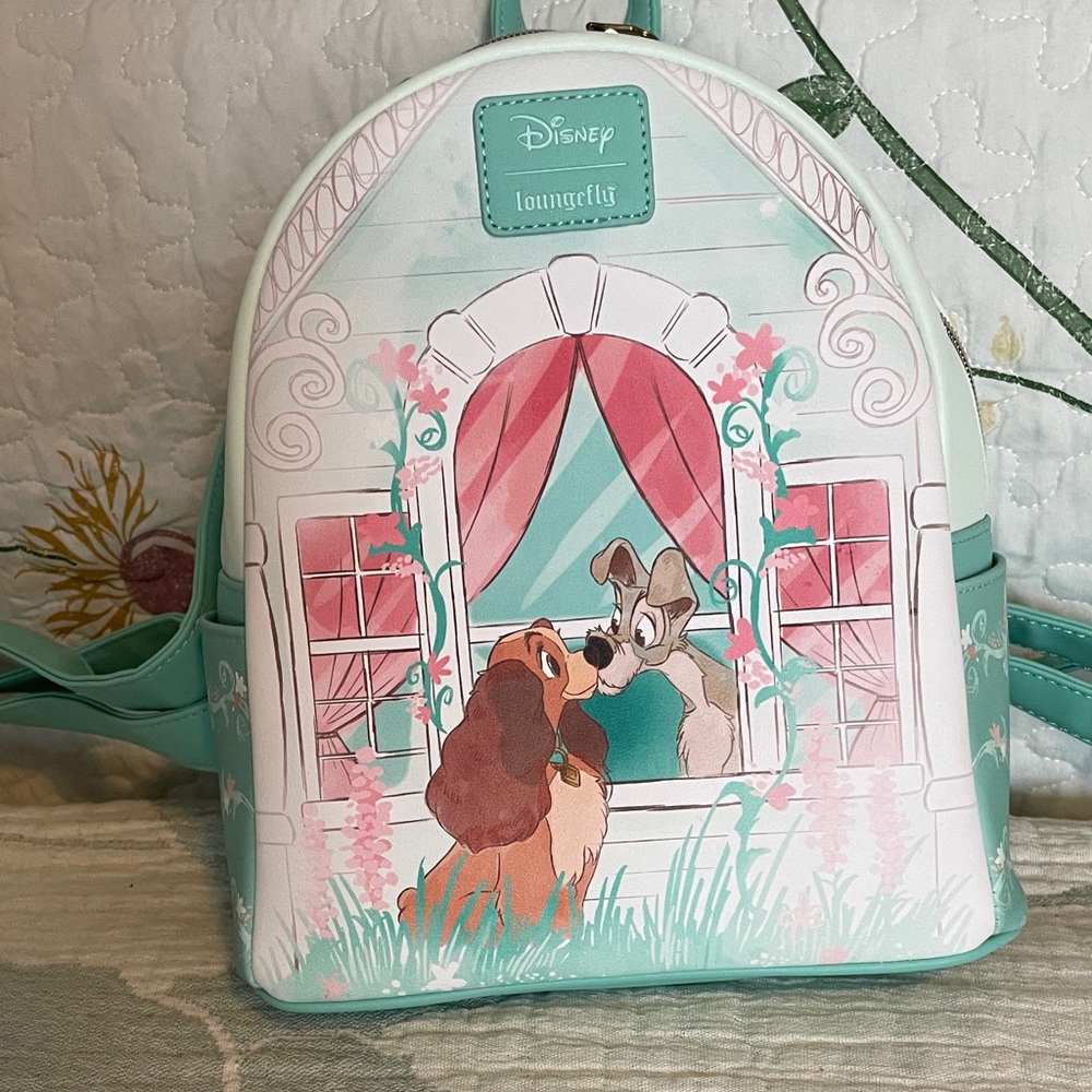 Disney Loungefly Mint and Pink Patch